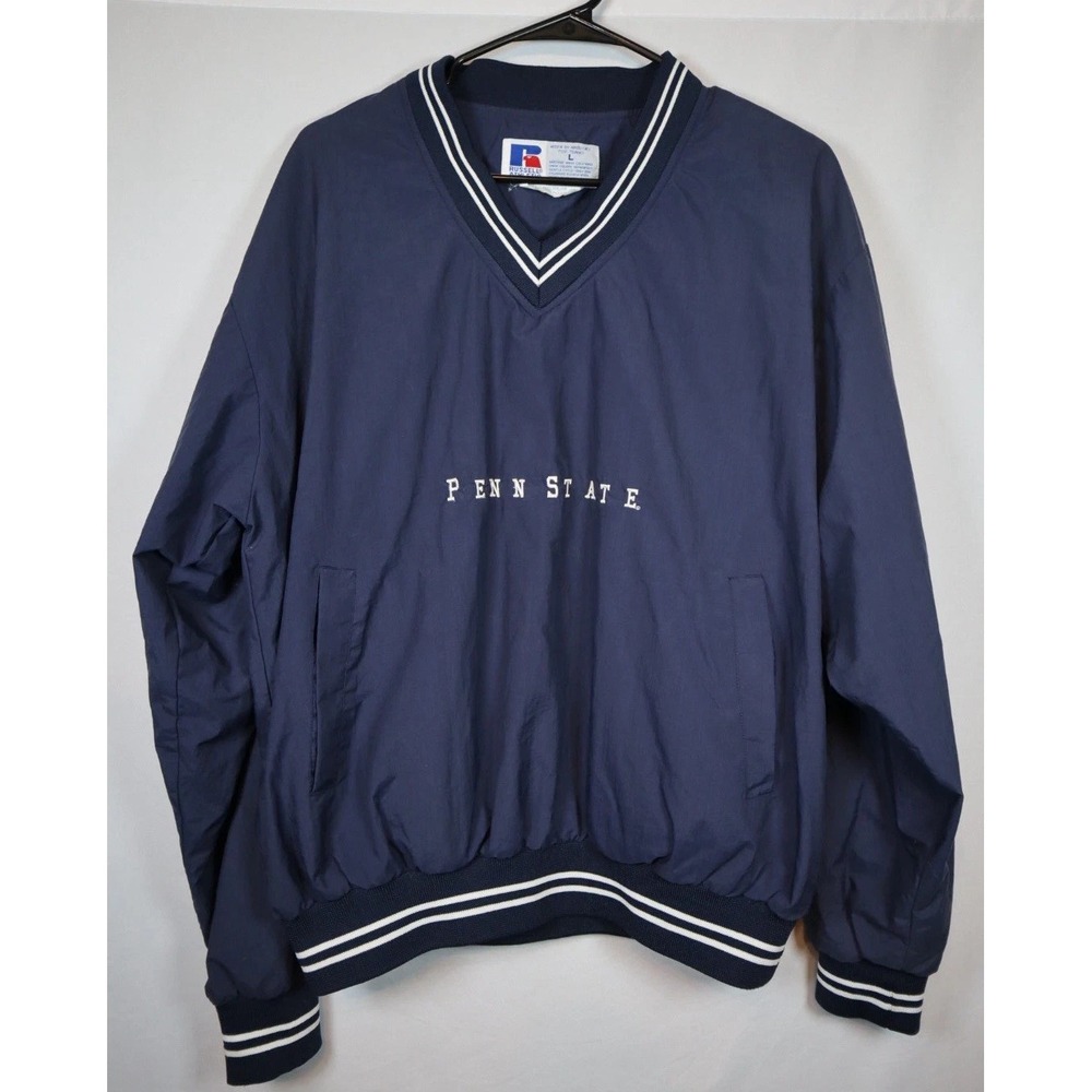 Penn State Nittany Lions Men's Large Vintage Russell Athletic Windbreaker Jacket